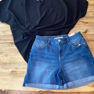 Royalty Apparel Dark Wash Denim Shorts